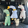 Soft Plush Unicorn & Dinosaur Car Seat Belt Covers, Comfortable Shoulder Pads, Safety Upgraded, Couple's Ideal Gift, Material, Car Interior Accessories
