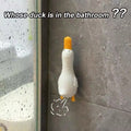 1pc, Hair And Debris Cleaner for Drain Outlets, Designed in a Cartoon Yellow Duck Shape, Suitable for Cleaning Hair in Kitchen Sinks And Bathrooms