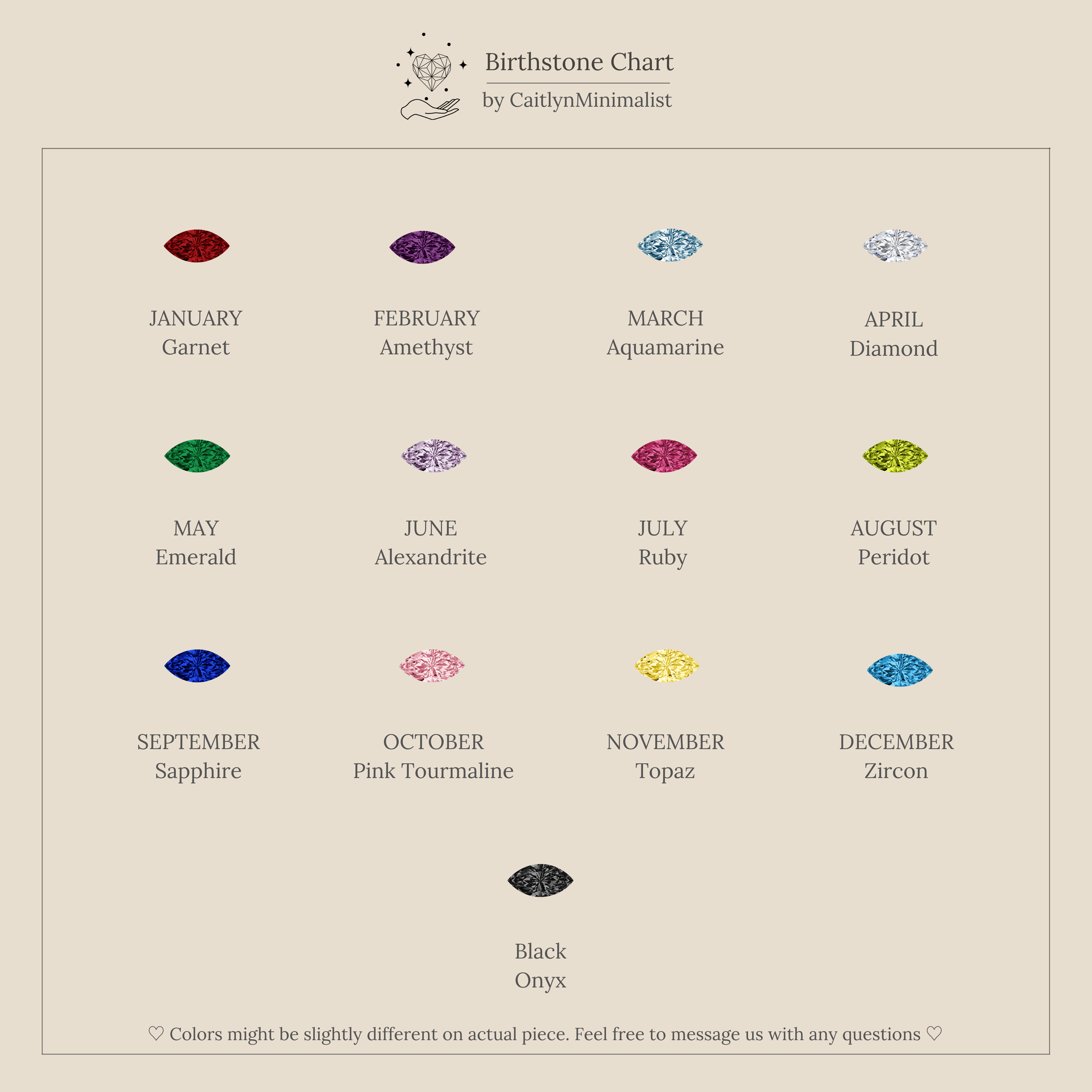 Eternity Marquise Birthstone Ring