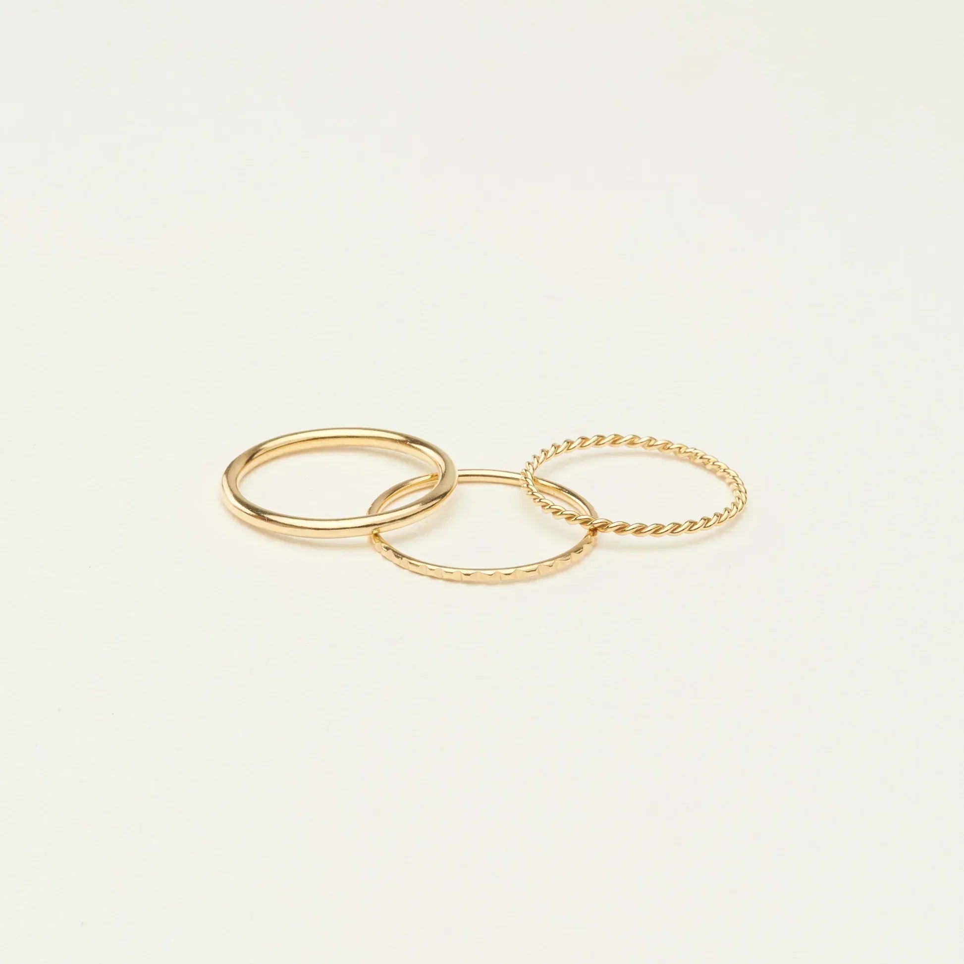 Thin Stacking Rings Set